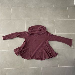 Anthropologie oversized turtleneck sweater